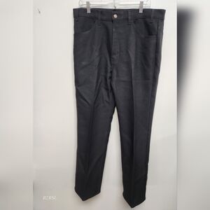 Levis Black VINTAGE 90s Polyester Pants Black & Gold Tab Mens 38